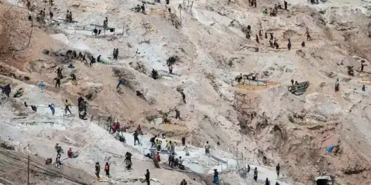 Rubaya coltan mine site in eastern Congo after deadly mining collapse - AP Photo/Moses Sawasawa, File