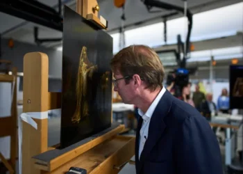 Vision of Zacharias painting confirmed as Rembrandt work - AP Photo/Peter Dejong