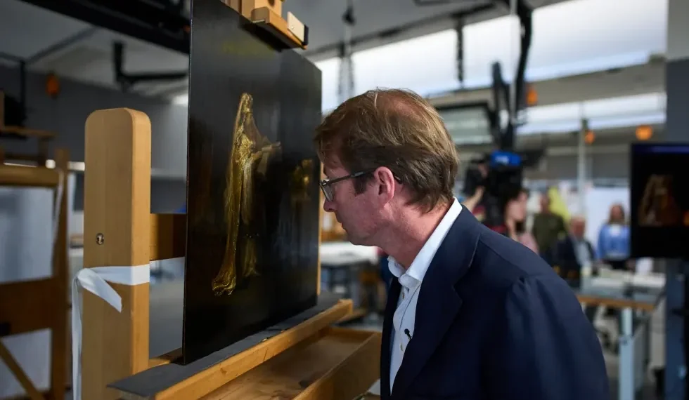Vision of Zacharias painting confirmed as Rembrandt work - AP Photo/Peter Dejong