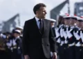 Emmanuel Macron at French nuclear submarine base - Getty Images