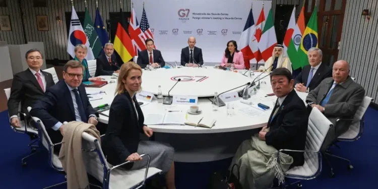 G7 foreign ministers meeting in France amid Iran conflict tensions - Stephanie Lecocq/Pool Photo via AP