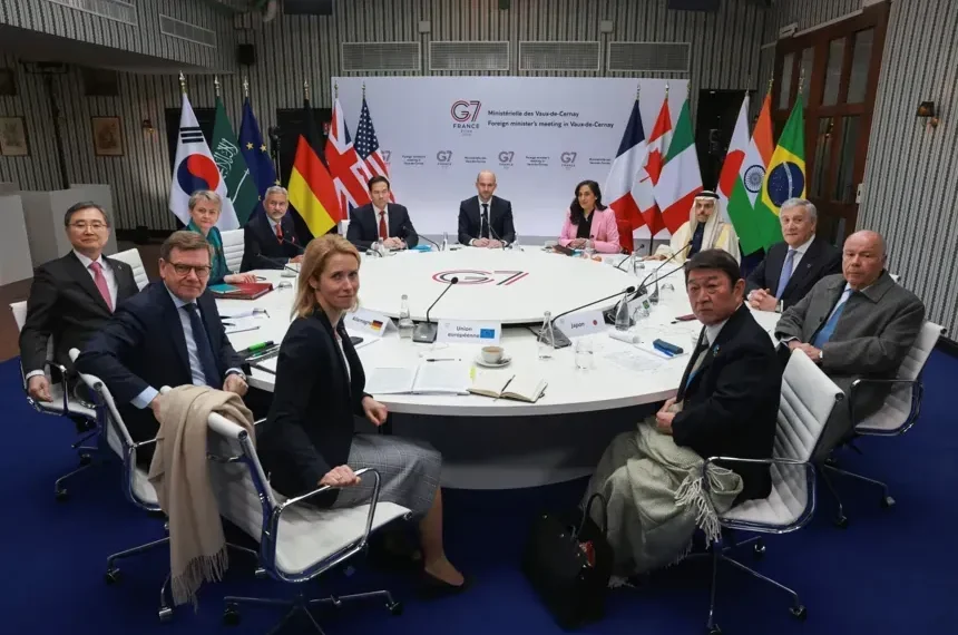 G7 foreign ministers meeting in France amid Iran conflict tensions - Stephanie Lecocq/Pool Photo via AP