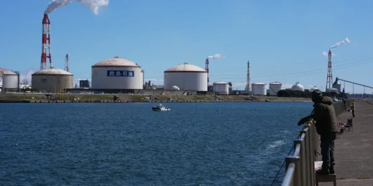 Oil tankers and energy infrastructure amid global supply disruption crisis - AP Photo/Hiro Komae
