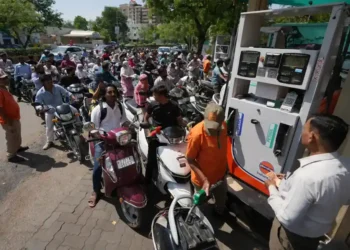 Fuel station prices rising amid global oil supply disruptions and inflation - AP Photo/Ajit Solanki