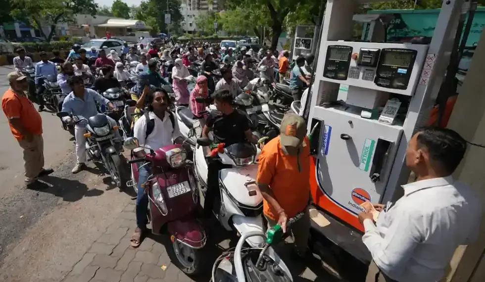Fuel station prices rising amid global oil supply disruptions and inflation - AP Photo/Ajit Solanki