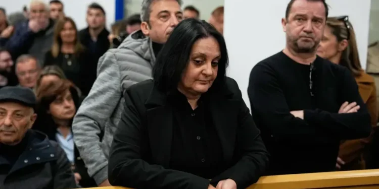 Court proceedings begin for Greece rail disaster trial in Larissa - AP Photo/Thanassis Stavrakis