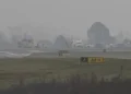 Wreckage area after Greg Biffle Cessna jet crash near Statesville airport - AP Photo/Matt Kelley