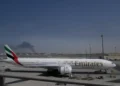 Private jets parked at Gulf airport during airspace disruption - AP Photo/Altaf Qadri
