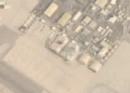 Oil facilities burning after strikes amid Iran Israel energy war escalation - Airbus Defence and Space© via AP
