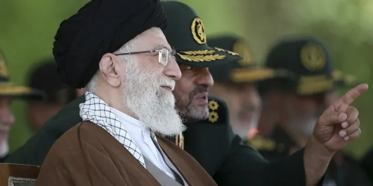 Iranian Revolutionary Guard forces during military exercise - Office of the Iranian Supreme Leader via AP, File