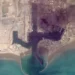 Satellite imagery showing damaged ships and military bases in Gulf region - Planet Labs PBC via AP