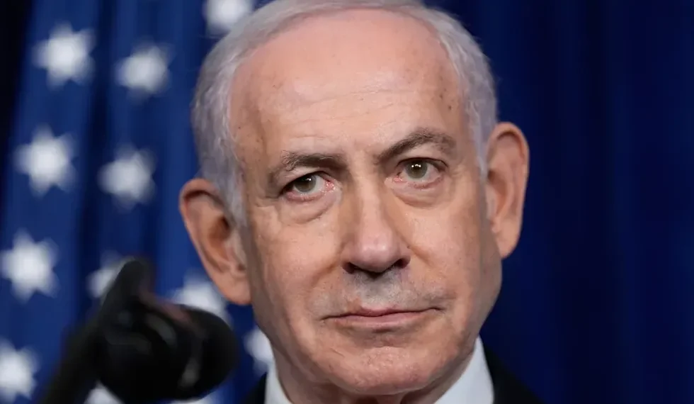 Benjamin Netanyahu during press conference amid Israel election tensions - AP Photo/Alex Brandon, File