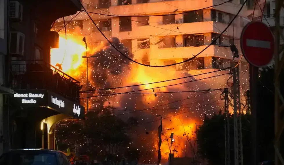 Missile strikes and air defense systems active during Israel Iran conflict escalation - AP Photo/Hussein Malla