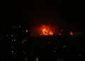Air defense intercepts missiles during Israel Iran escalation across Middle East- AP Photo/Vahid Salemi