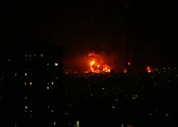 Air defense intercepts missiles during Israel Iran escalation across Middle East- AP Photo/Vahid Salemi