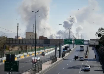 Israeli air defense intercepts missiles during Israel Iran escalation - AP Photo/Vahid Salemi