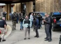 Police and emergency crews respond outside Temple Israel after Michigan synagogue attack - AP Photo/Corey Williams