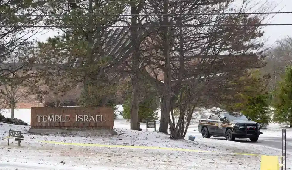 Police investigate vehicle attack outside Temple Israel synagogue in Michigan - AP Photo/Paul Sancya