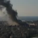 Smoke rises near Gulf oil facility after missile strike- (AP Photo/Hassan Ammar)