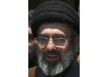 Mojtaba Khamenei portrait after appointment as Iran supreme leader - AP Photo/Vahid Salemi, File