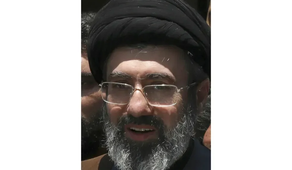 Mojtaba Khamenei portrait after appointment as Iran supreme leader - AP Photo/Vahid Salemi, File