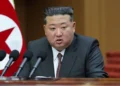 Kim Jong Un speaking on North Korea nuclear policy shift - Korean Central News Agency/Korea News Service via AP