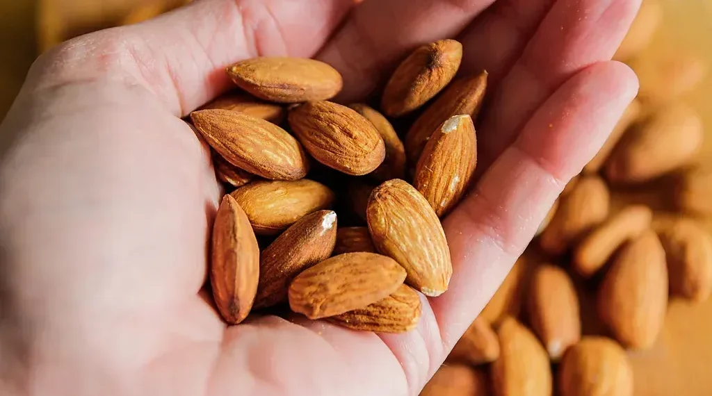 Selection of nutrient-dense leafy greens nuts and seeds - Credit: Getty Images