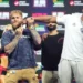 Jake Paul and Anthony Joshua facing off at Miami heavyweight weigh-in - AP Photo/Lynne Sladky