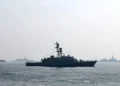 Naval patrol vessel operating in Red Sea waters - AP Photo