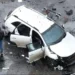 Damaged vehicle after Moscow car bomb that killed Russian general - Anastasia Barashkova/Reuters