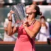 Jannik Sinner and Aryna Sabalenka celebrate Indian Wells tennis titles - AP Photo/Mark J. Terrill