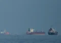 Oil tanker near Strait of Hormuz during regional security crisis - AP Photo/Altaf Qadri