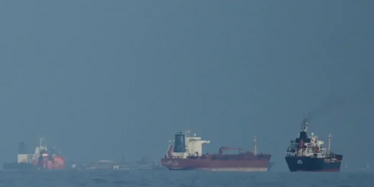 Oil tanker near Strait of Hormuz during regional security crisis - AP Photo/Altaf Qadri