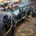 Police officers increase security presence in Taipei commercial district after attack - REUTERS/Ann Wang