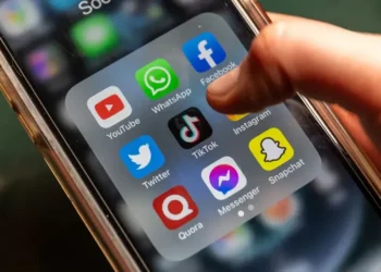 TikTok logo illustrating encryption policy debate- Getty Images/BBC