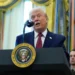 Donald Trump speaking about lawsuit against BBC over edited Jan. 6 speech - AP Photo/Alex Brandon