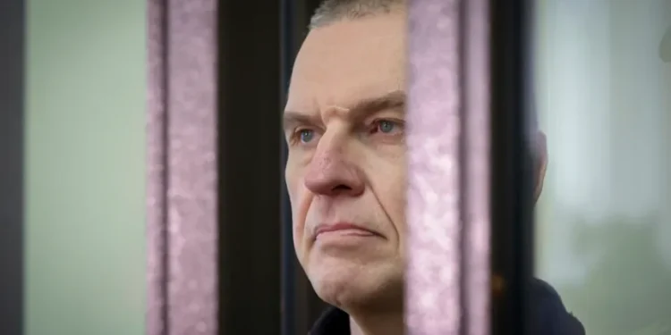 Andrzej Poczobut released after Belarus prisoner swap with Poland - Leonid Shchegglov/Pool via AP, File