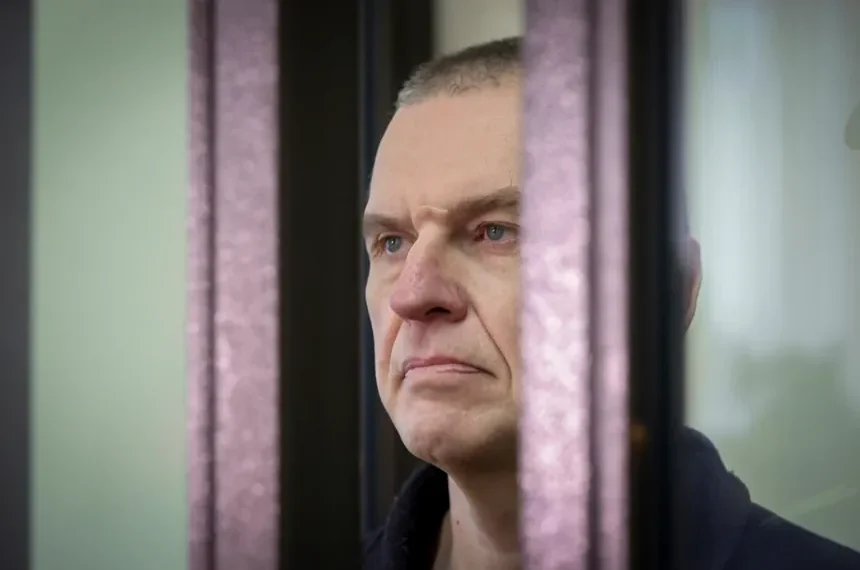Andrzej Poczobut released after Belarus prisoner swap with Poland - Leonid Shchegglov/Pool via AP, File
