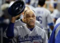 Davey Lopes during his Los Angeles Dodgers playing career - AP Photo/J Pat Carter, File