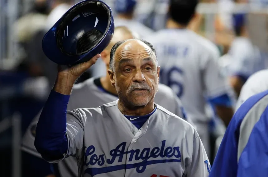 Davey Lopes during his Los Angeles Dodgers playing career - AP Photo/J Pat Carter, File