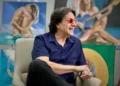 Colorblind painter Fernando Dávila in his Florida art studio - AP Photo/Cody Jackson