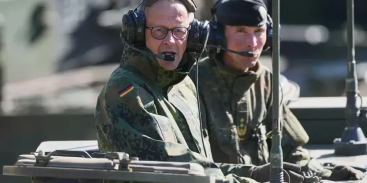 US military base in Germany amid troop reduction threat - AP Photo/Markus Scheilber. Pool