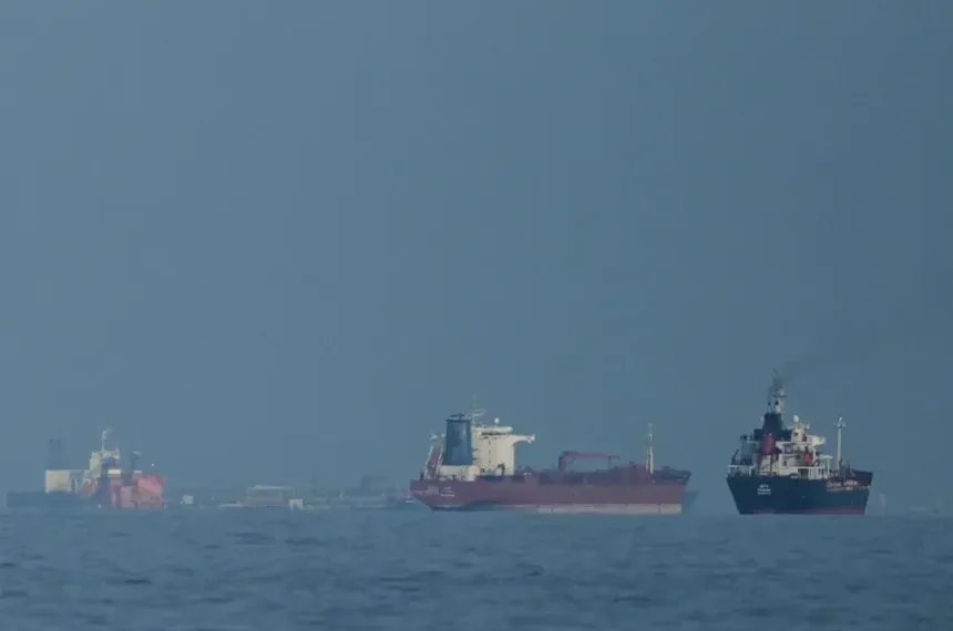 Middle East oil routes and global crude market disruption map - AP Photo/Altaf Qadri,File