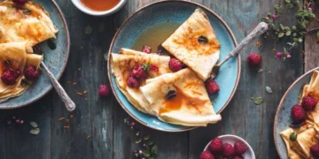 Different types of pancakes from around the world on plates - asab974/Adobe Stock via CNN