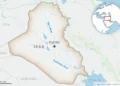 Iraqi forces search after U.S. journalist kidnapping in Baghdad - This is a locator map for Iraq with its capital, Baghdad. (AP Photo)