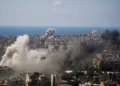 Smoke rises over Beirut during renewed Israel Hezbollah strikes - AP Photo/Hassan Ammar