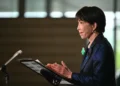 Japan government launches defense policy review amid rising regional tensions - Philip Fong/Pool Photo via AP