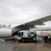 Aircraft refueling amid jet fuel shortage affecting global airline operations - AP Photo/Christophe Ena, File