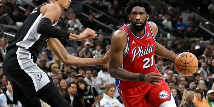 Joel Embiid injury update impacts Philadelphia 76ers playoff race - AP Photo/Darren Abate