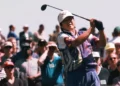 Jumbo Ozaki during a major championship round in his later career - AP Photo/Bill Waugh, File